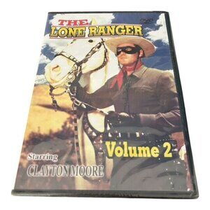 The Lone Ranger Volume 2 DVD Sealed Clayton Moore Classic TV Western DIGIVIEW